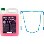 MEGA FUN Tekutina na velké bubliny 5 litrů + MODRÁ HŮLKA 250 CM – Hledejceny.cz