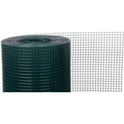 Strend Pro Pletivo GARDEN PVC 1000/19x19/1,45 mm, zelené, RAL 6005, čtyřhranné, zahradní, chovatelské, bal. 5 m ST431439