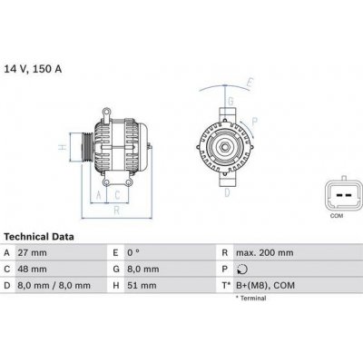 generátor BOSCH 0 986 048 740 – Zbozi.Blesk.cz