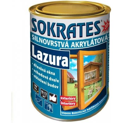 Sokrates Silnovrstvá akrylátová lazura lazura 2 kg Gabon – Sleviste.cz