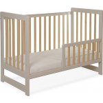 Tomi Dětská dřevěná postýlka XXII. 22 kašmír/buk se zábranou – Sleviste.cz