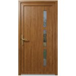 OknaDvereNaMiru.cz Vchodové dveře STYL Venus ořech 110 x 215 cm – Hledejceny.cz