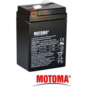 MOTOMA Baterie olověná 6V / 4,5Ah