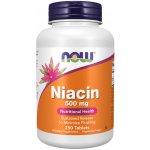 Now Foods Niacin 500 mg 250 tablet – Hledejceny.cz