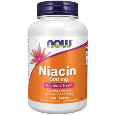 Now Foods Niacin 500 mg 250 tablet – Hledejceny.cz