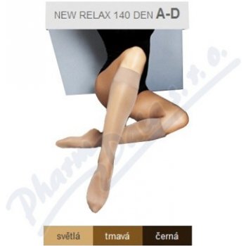 Maxis New Relax kompresivní 140 DEN lýtkové punčochy sv.tělová