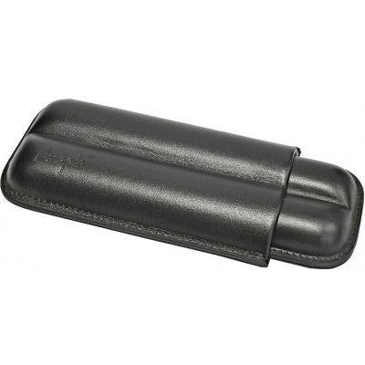Angelo pouzdro na 2 doutníky Etue černé kožené 16 cm 18 mm – Sleviste.cz