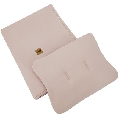 Eko souprava Mušelín powder pink 30x40 cm 75x100 cm – Zboží Mobilmania