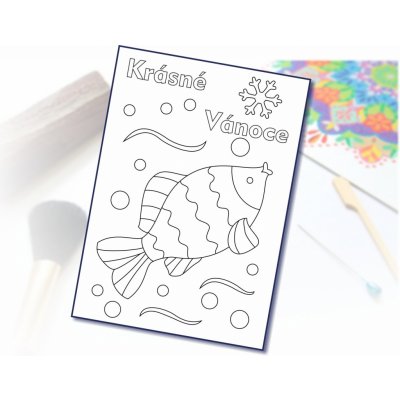 Radost v písku Šablona na pískování POHLEDNICE KAPŘÍK – Zboží Dáma