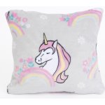 MKLuzkoviny.cz mikroplyš Exclusive Jednorožec 40 x 40 cm – Sleviste.cz