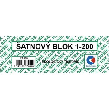 Baloušek Tisk ET295 Šatnový blok 1-200