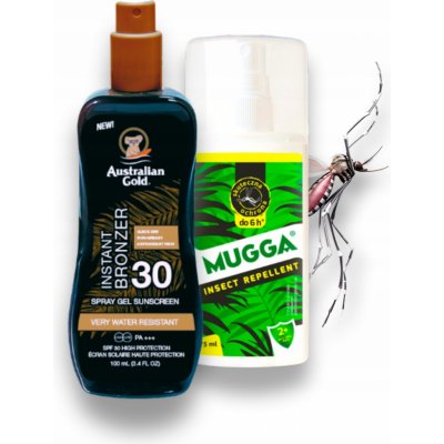 Australian Gold Spray Gel with Bronzer SPF30 samoopalovací gel ve spreji 100 ml – Zboží Dáma