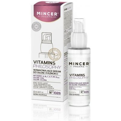 Mincer Pharma Vitamins Philosophy Posilující sérum na ruce a nehty 30 ml – Zbozi.Blesk.cz