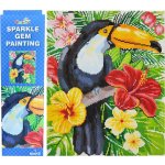 VIMALOR Diamantové malování Tukan 34 x 43 cm – Zboží Mobilmania