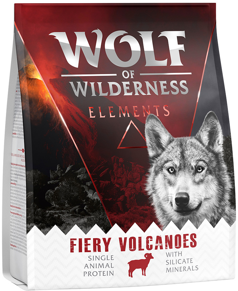 Wolf of Wilderness zkušební Fiery Volcanoes jehněčí 300 g