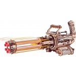ROBOTIME Rokr 3D dřevěné puzzle Rotační kulomet 412 ks – Hledejceny.cz