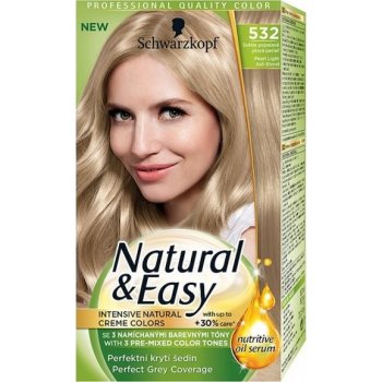 Schwarzkopf Natural & Easy 532 světle popelavě plavá perleť 50 ml