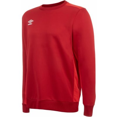 Umbro dětská mikina Vermillion/red – Sleviste.cz