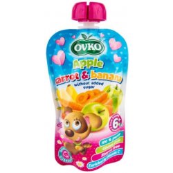 BIO OVKO mrkev, banán - kapsička 120 g