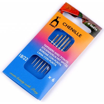 Jehly ostré šicí 18/22 Pony 6 ks – Zbozi.Blesk.cz