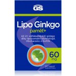 GS Lipo Ginkgo paměť+ 60 mg 60 kapslí – Hledejceny.cz