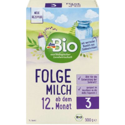 Babylove 3 Bio Folgemilch 500 g od 180 Kč - Heureka.cz