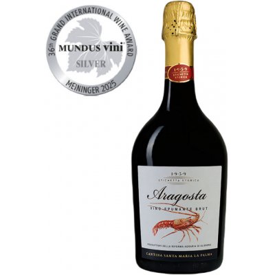 Cantina Santa Maria La Palma ARAGOSTA SPUMANTE Brut bílé 2020 11% 0,75 l (holá lahev) – Sleviste.cz