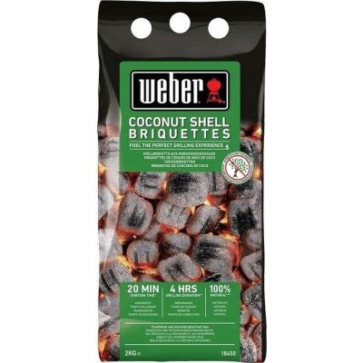 Weber Brikety z kokosových skořápek 2 kg – Sleviste.cz