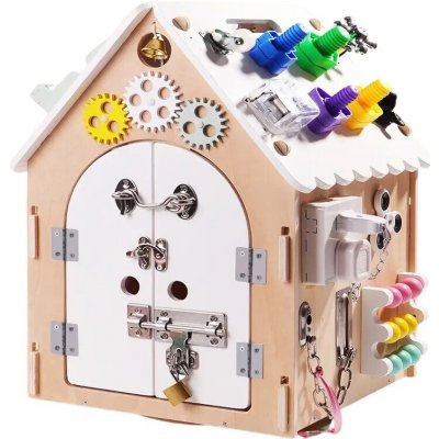 Iskay Montessori Originální Montessori Svítící activity board domeček – Hledejceny.cz
