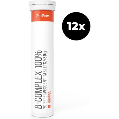GymBeam B-Komplex 100 % 12 x 20 tablet – Hledejceny.cz