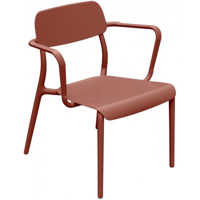 Lazy Momo Židle-křeslo RIMO 620x625x748 mm Pálená cihla – Hledejceny.cz