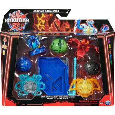 Bakugan Speciální útok S6 Bruiser & Dragonoiád & Hammerhead & Tit Dragonoiád & Nillious – Hledejceny.cz