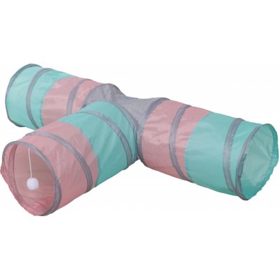 Kerbl Velký trojúhelníkový tunel s plyšovým míčem 80 x 50 x 25 cm – Zboží Dáma