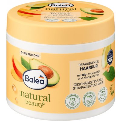 Balea natural beauty kúra na vlasy bio avokádový olej & mangové máslo 300 ml – Hledejceny.cz