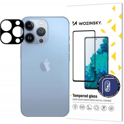 Wozinsky tvrzené sklo 9H pro fotoaparát iPhone 15 Pro Max full Camera Glass - černé 5907769308994 – Zboží Živě