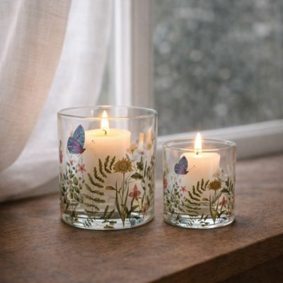 Wikholm Form Svícen s květinami Anna 2 varianty Velikost: M – Zboží Mobilmania