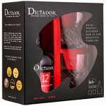 Dictador 12y 40% 0,7 l (dárkové balení 2 sklenice) – Hledejceny.cz