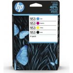 HP 953 originální inkoustová kazeta černá, azurová, purpurová, žlutá 6ZC69AE – Sleviste.cz