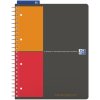 Poznámkový blok Oxford Zápisník International Managerbook A4+ linkovaný šedá 80 listů