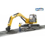 Bruder 2466 Pásový minibagr CATERPILLAR s figurkou – Zbozi.Blesk.cz