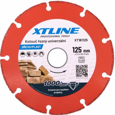 XTline Kotouč univerzální 125x1,2x22,2mm – Zboží Mobilmania