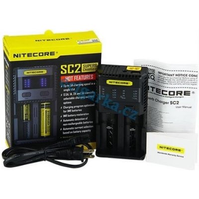 Nitecore nabíječka pro články SC2 – Hledejceny.cz