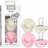 Dudlík Bibs De Lux silikon Ivory baby pink 2 ks