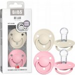 Bibs De Lux silikon Ivory baby pink 2 ks – Sleviste.cz
