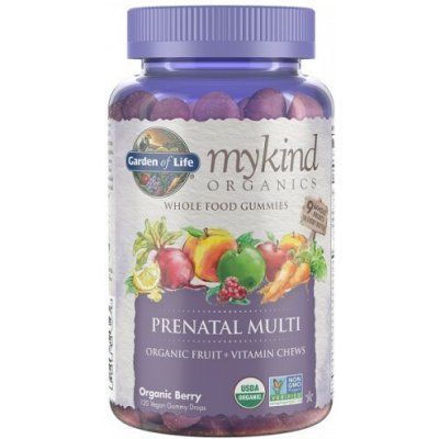 Garden of Life Mykind Organics Multi Gummies PRENATAL z organického ovoce 120 kapslí – Hledejceny.cz