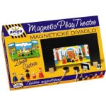 Magnetické divadlo Hrad s dřevěnými figurkami v krabici – Zboží Mobilmania