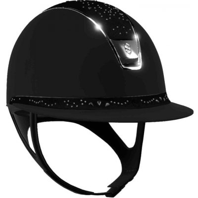 Samshield Jezdecká helma MissShield Shadowmatt 2.0 Crystal Bloom černá – Zboží Dáma