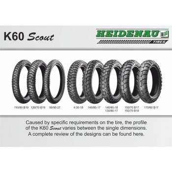 Heidenau K60 Scout 130/80 R17 65T