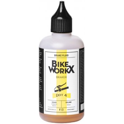 BikeWorkX Brake Star DOT4, brzdová kapalina 100 ml – Zbozi.Blesk.cz
