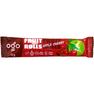 OGO Ovocná rolka jablko-třešeň 15g – Zboží Dáma